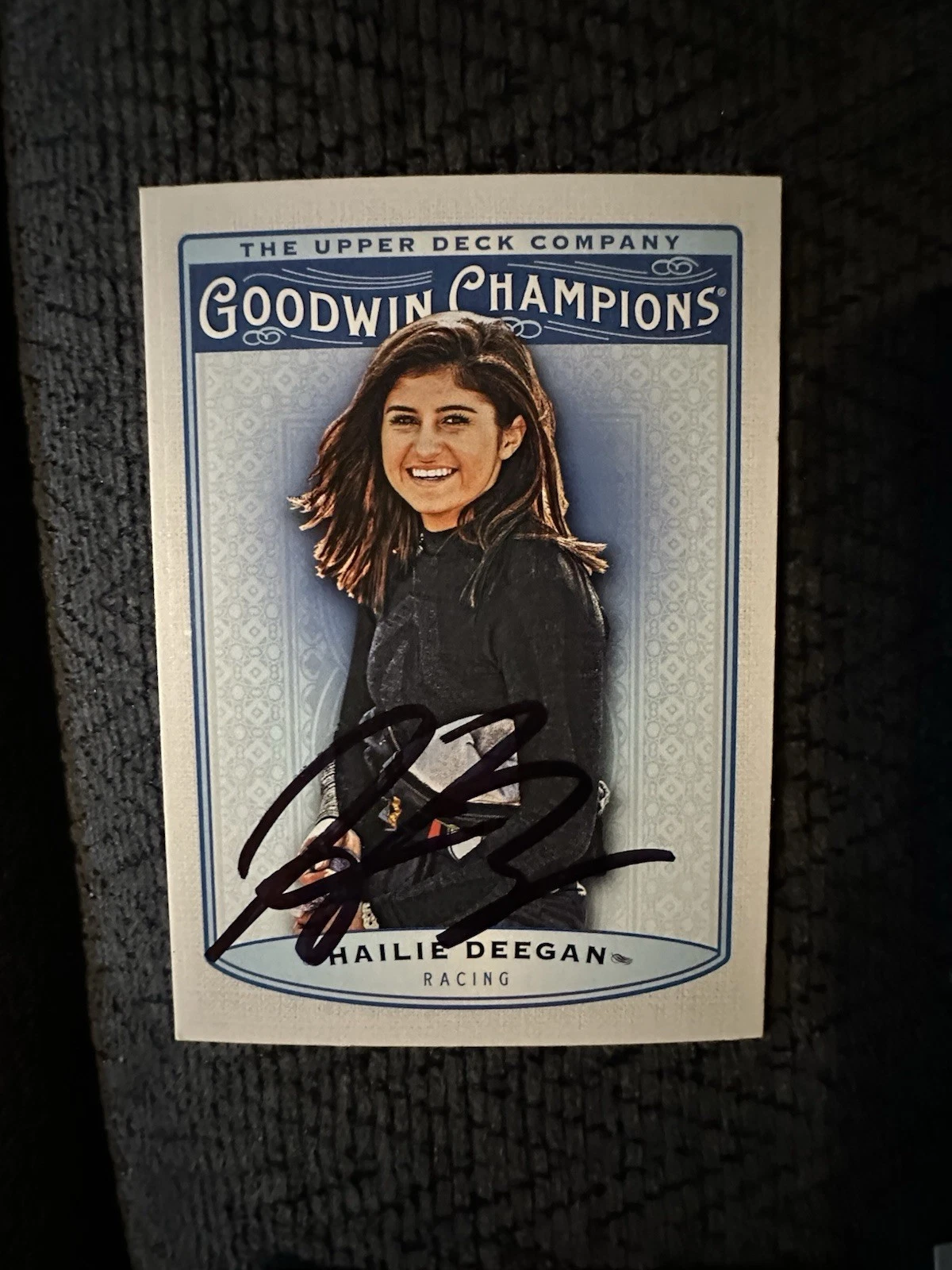 Signed Trading Card Indy Nxt Car Indianapolis 500 Hailie Deegan NASCAR