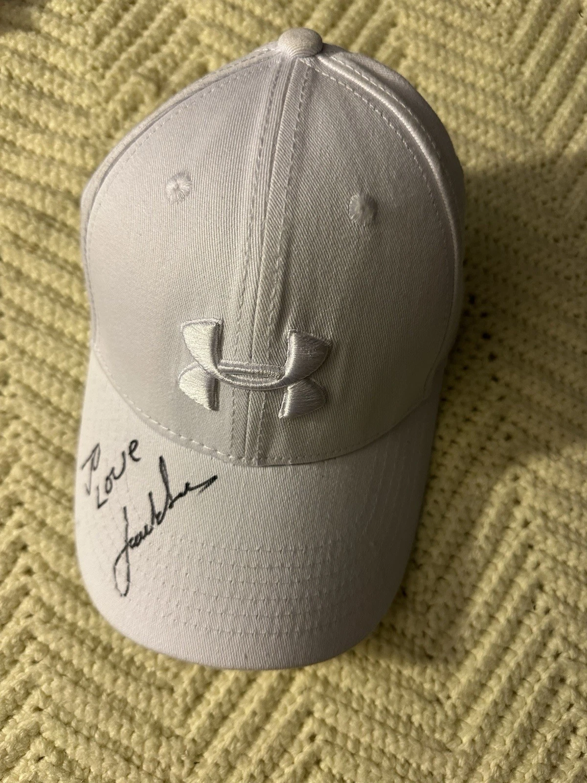 Jordan Spieth Signed New Under Armour Golf Hat Pga Tour Autographed Unused