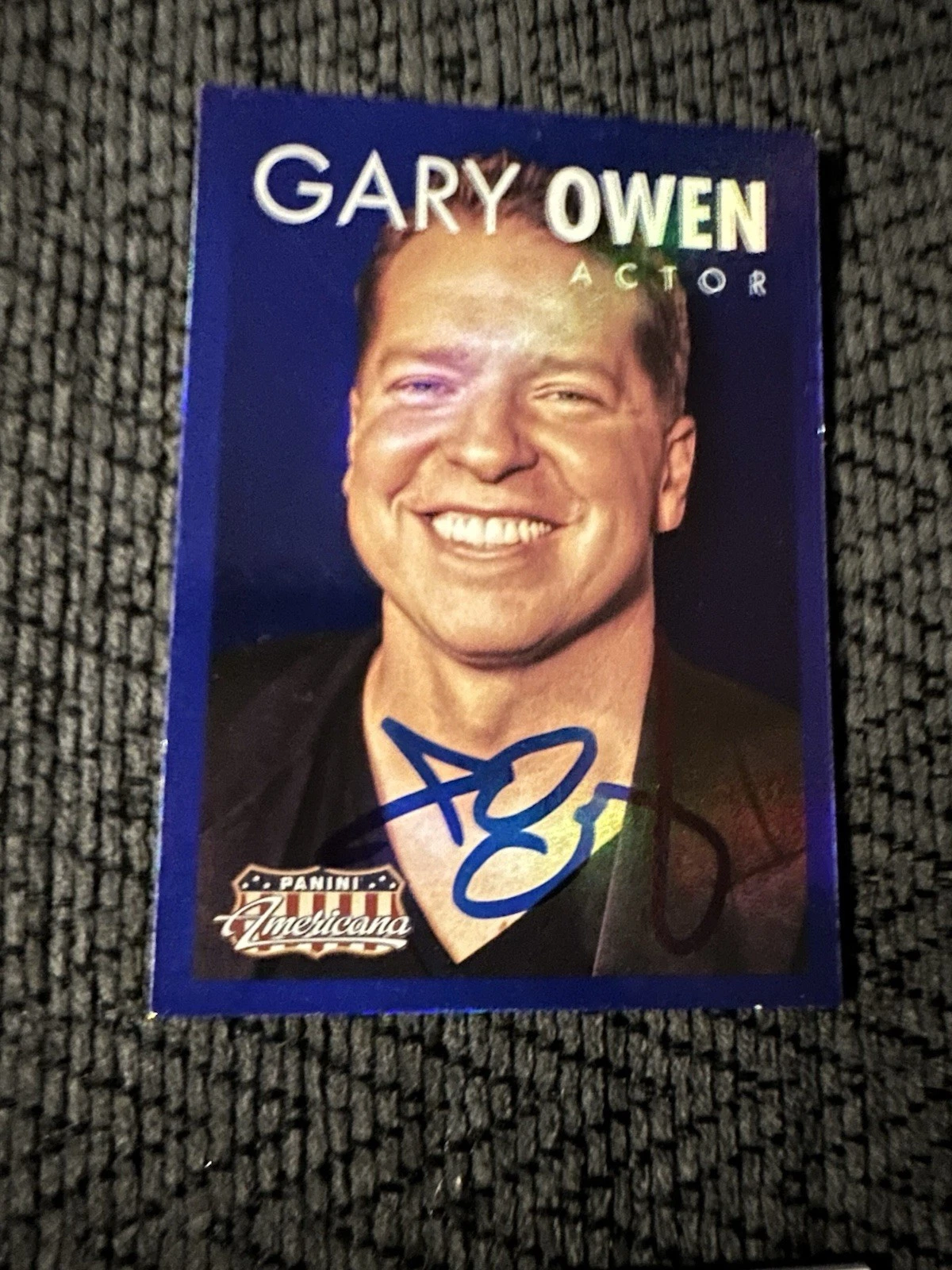 Gary Owen Signed Trading Card Autographed Panini Americana Comedian