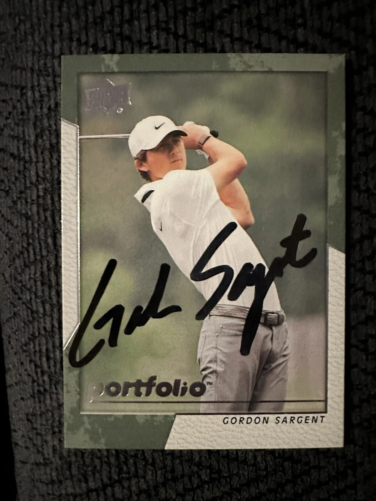 Gordon Sargent Signed Trading Card Vanderbilt PGA Tour Golf Amateur