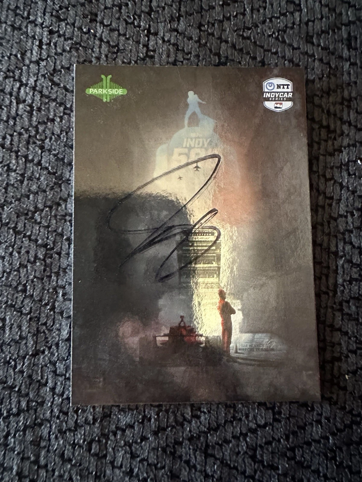 2024 Parkside Indy Trading Card Indianapolis 500 Signed Josef Newgarden