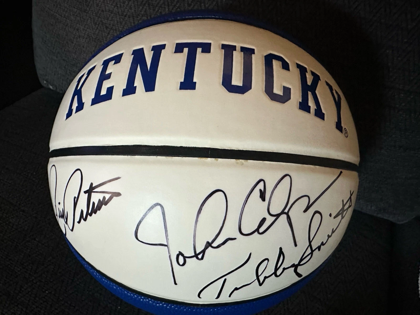 Rick Pitino John Calipari Tubby Smith Signed UK Basketball JSA COA Authenticated