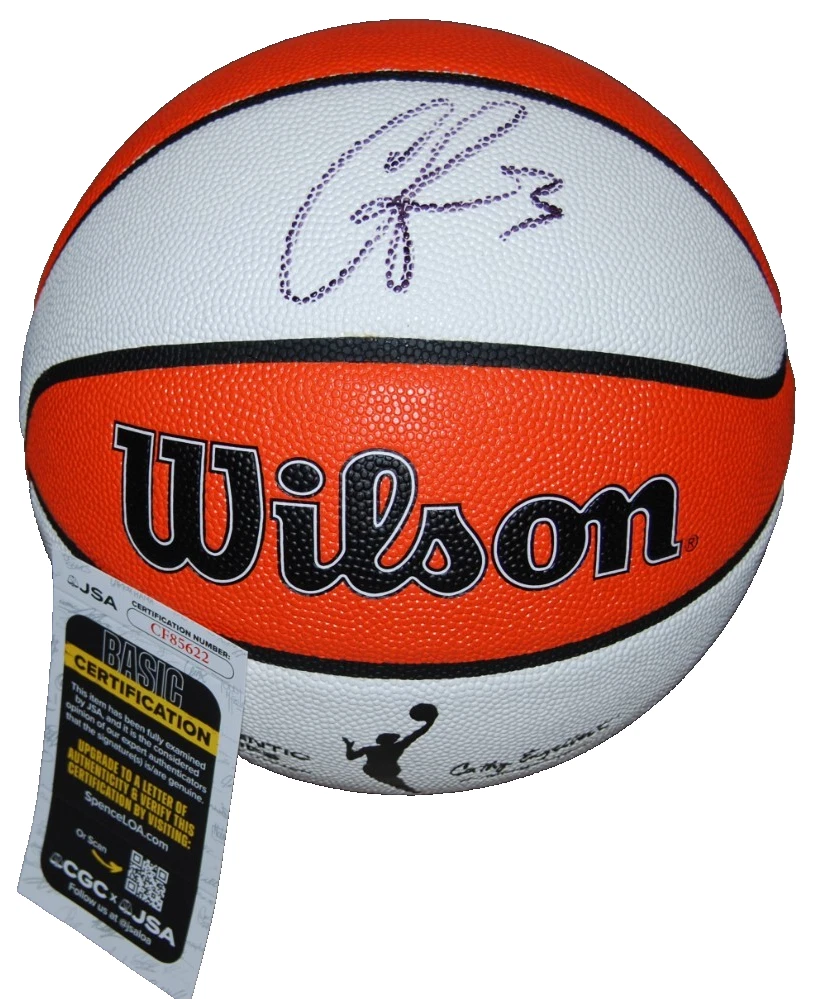 CANDACE PARKER signed (CHICAGO SKY) ACES LADY VOLS WNBA Basketball JSA CF85622