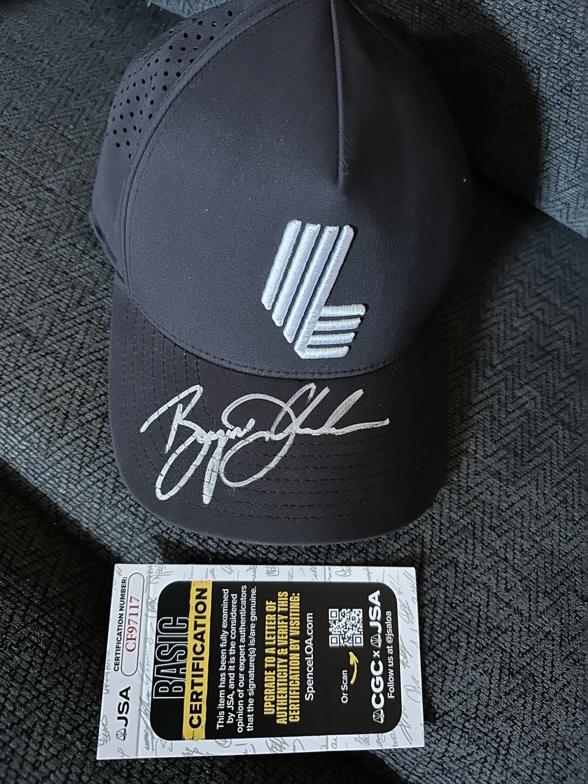 Bryson Dechambeau Signed LIV Golf Hat JSA Authentication COA