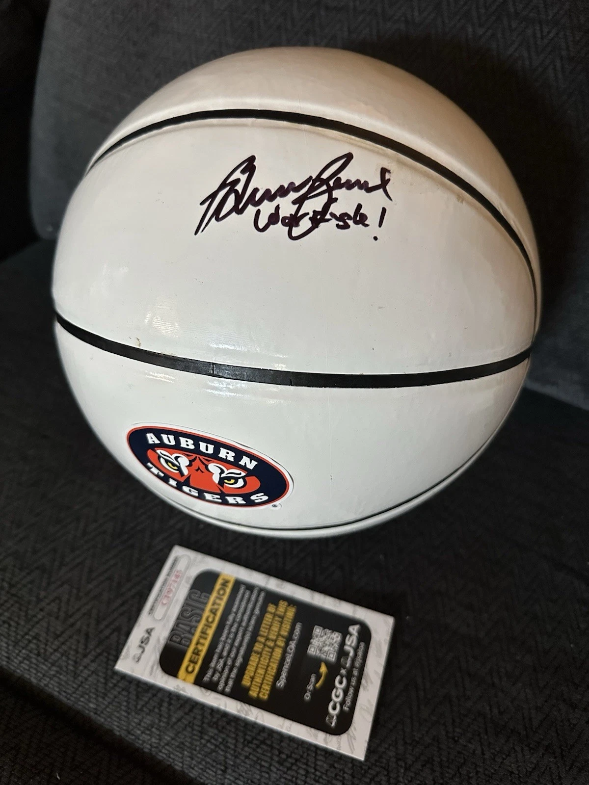 Coach Bruce Pearl Signed NCAA Basketball JSA COA Authentication Auburn Tigers
