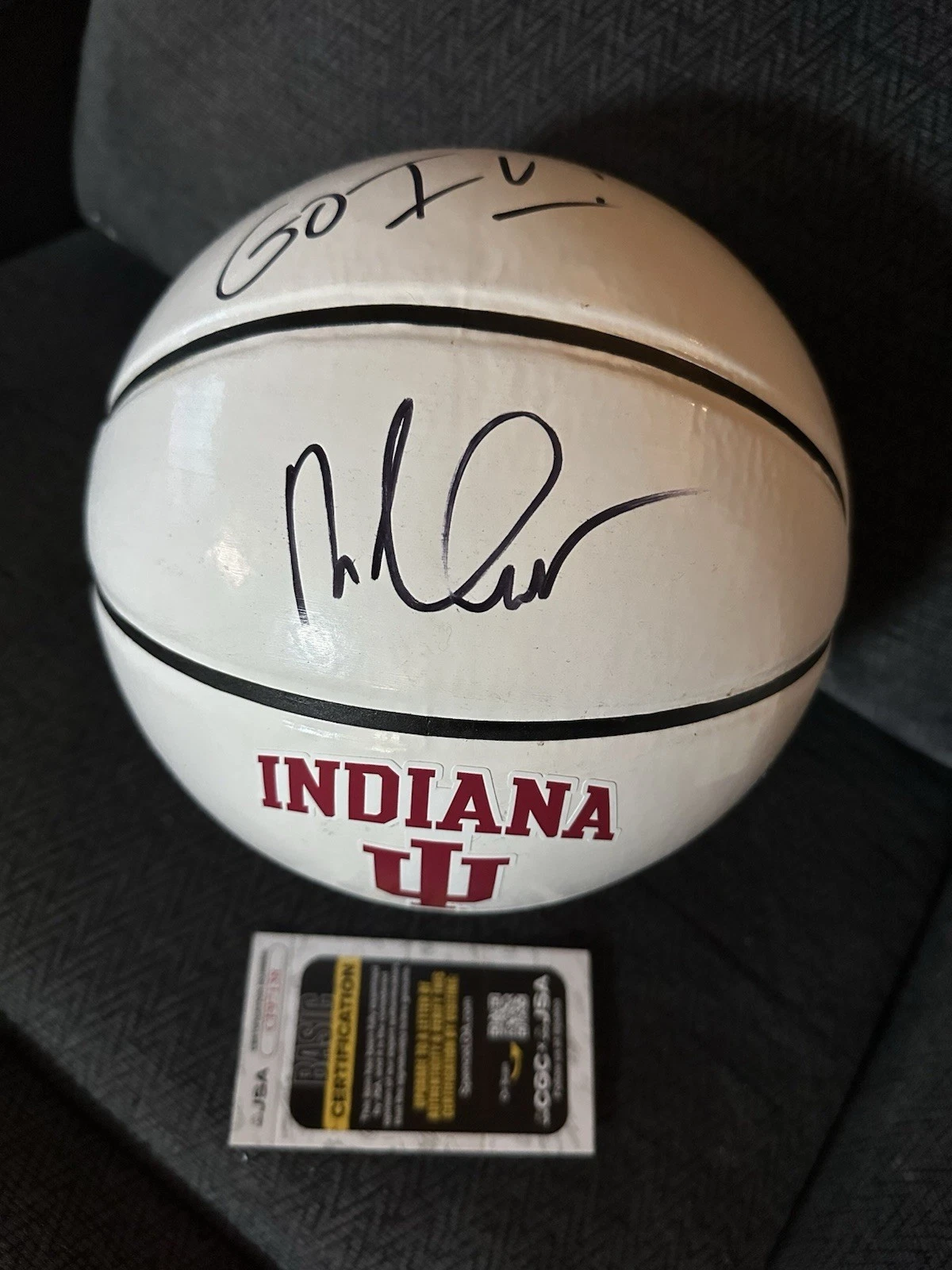 Mark Cuban Signed Basketball 29.5 IU Hoosiers JSA Authentication COA