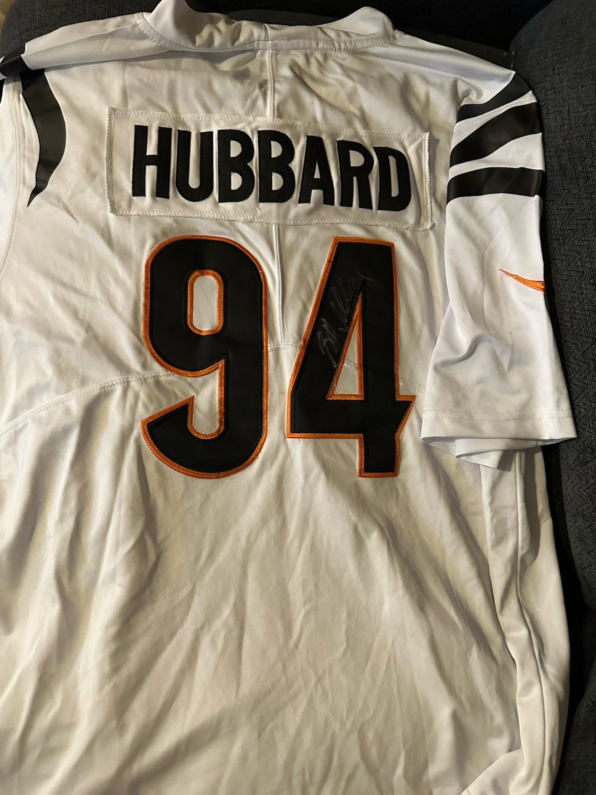 Sam Hubbard SIGNED Cincinnati Bengals Jersey Stitched Autographed Size XL