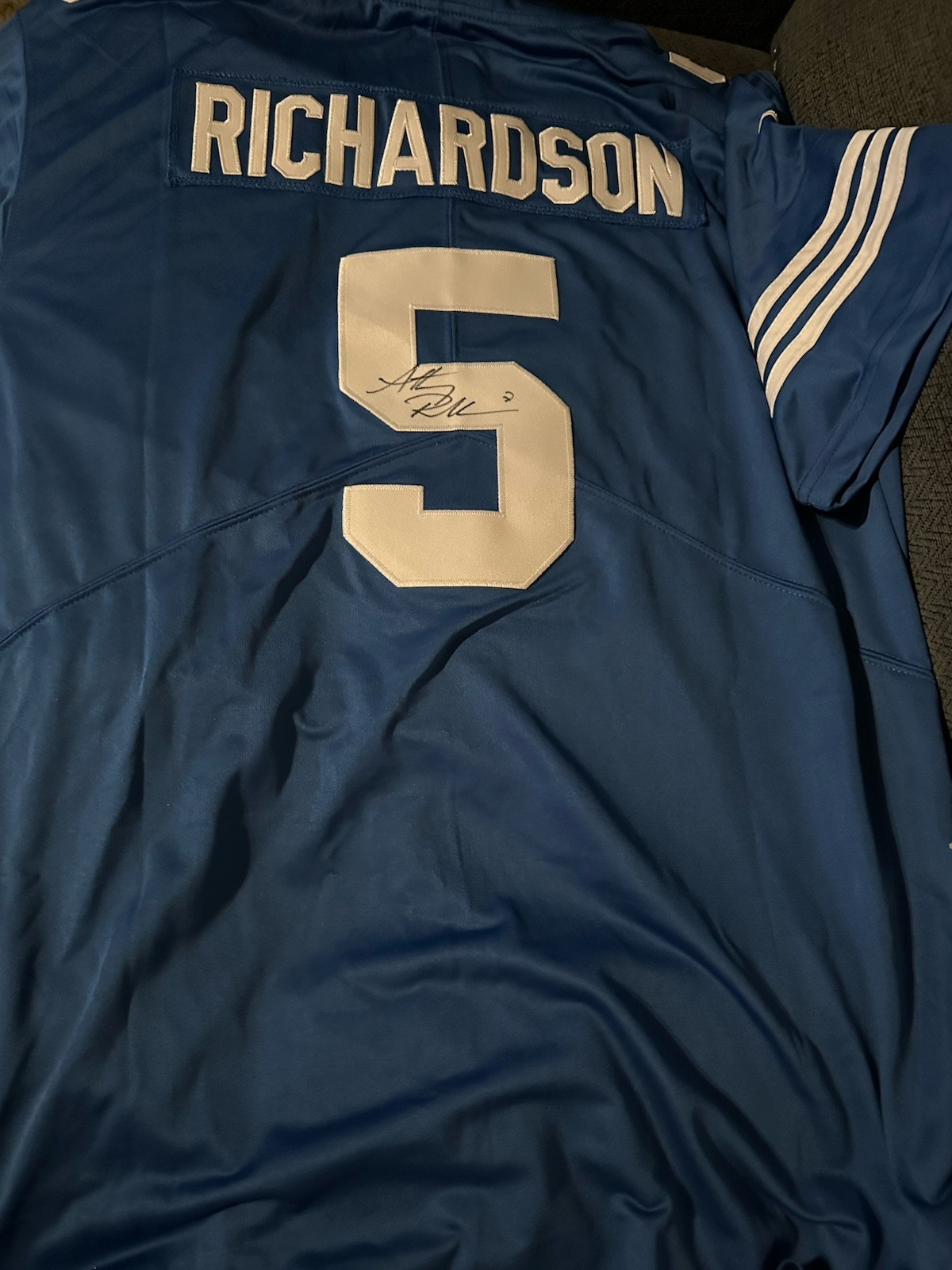 Anthony Richardson SIGNED Colts Jersey Stitched Autographed Size XL