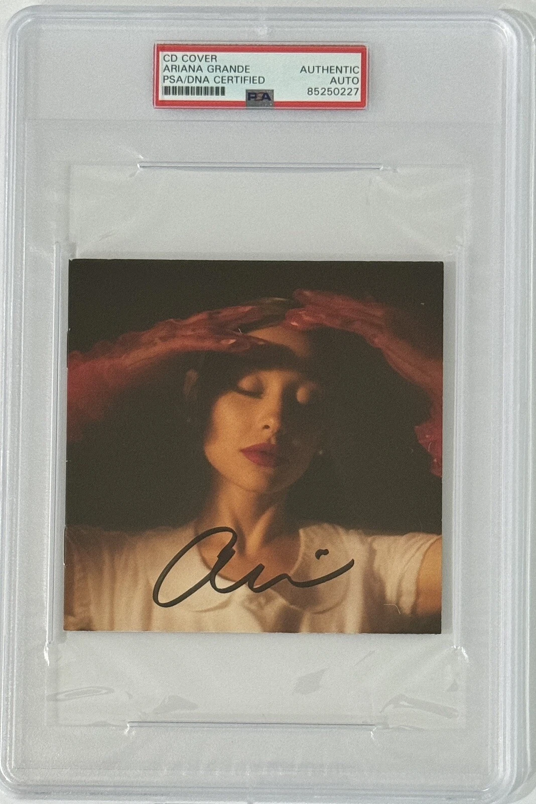Ariana Grande SIGNED Eternal Sunshine Album CD Cover Book Autograph PSA DNA COA