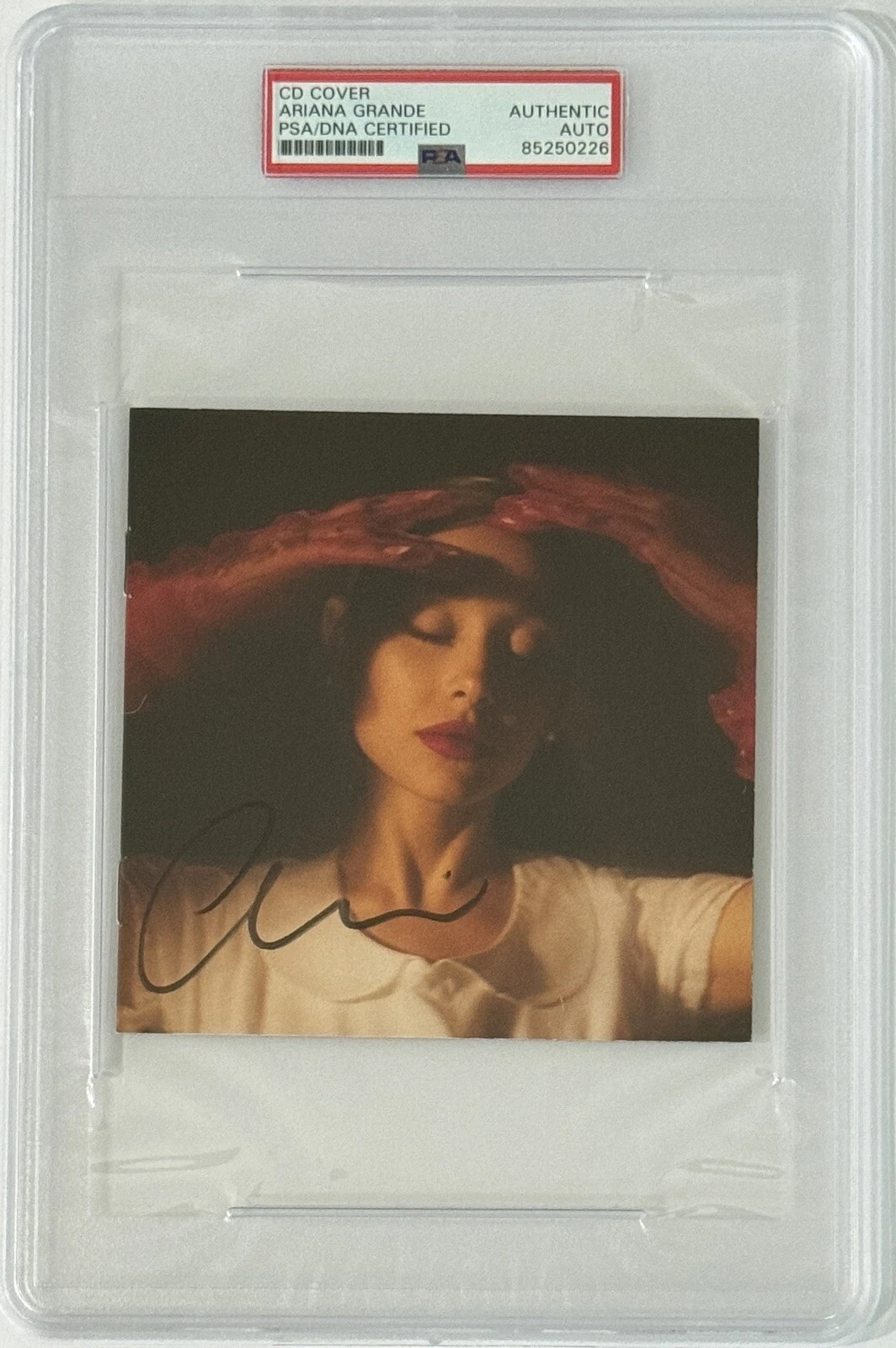 Ariana Grande SIGNED Eternal Sunshine Album CD Cover Book Autograph PSA DNA COA