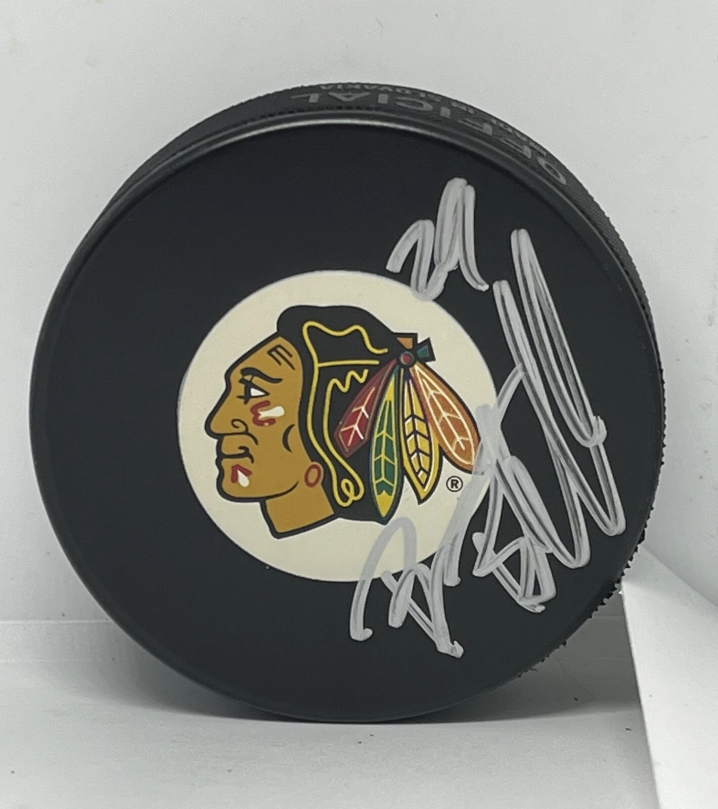 Bryan Bickell signed Chicago Blackhawks Puck autographed Hawks