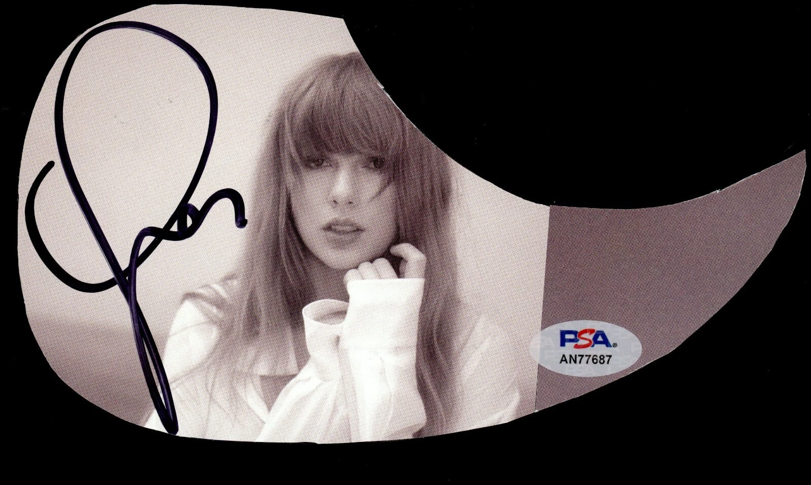 TAYLOR SWIFT SIGNED ADHESIVE GUITAR PICK GUARD PSA DNA COA CERTIFIED AUTOGRAPH