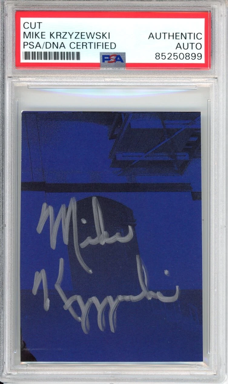 Mike Krzyzewski Duke Basketball Coach Cut Signature PSA DNA COA Autograph HOF