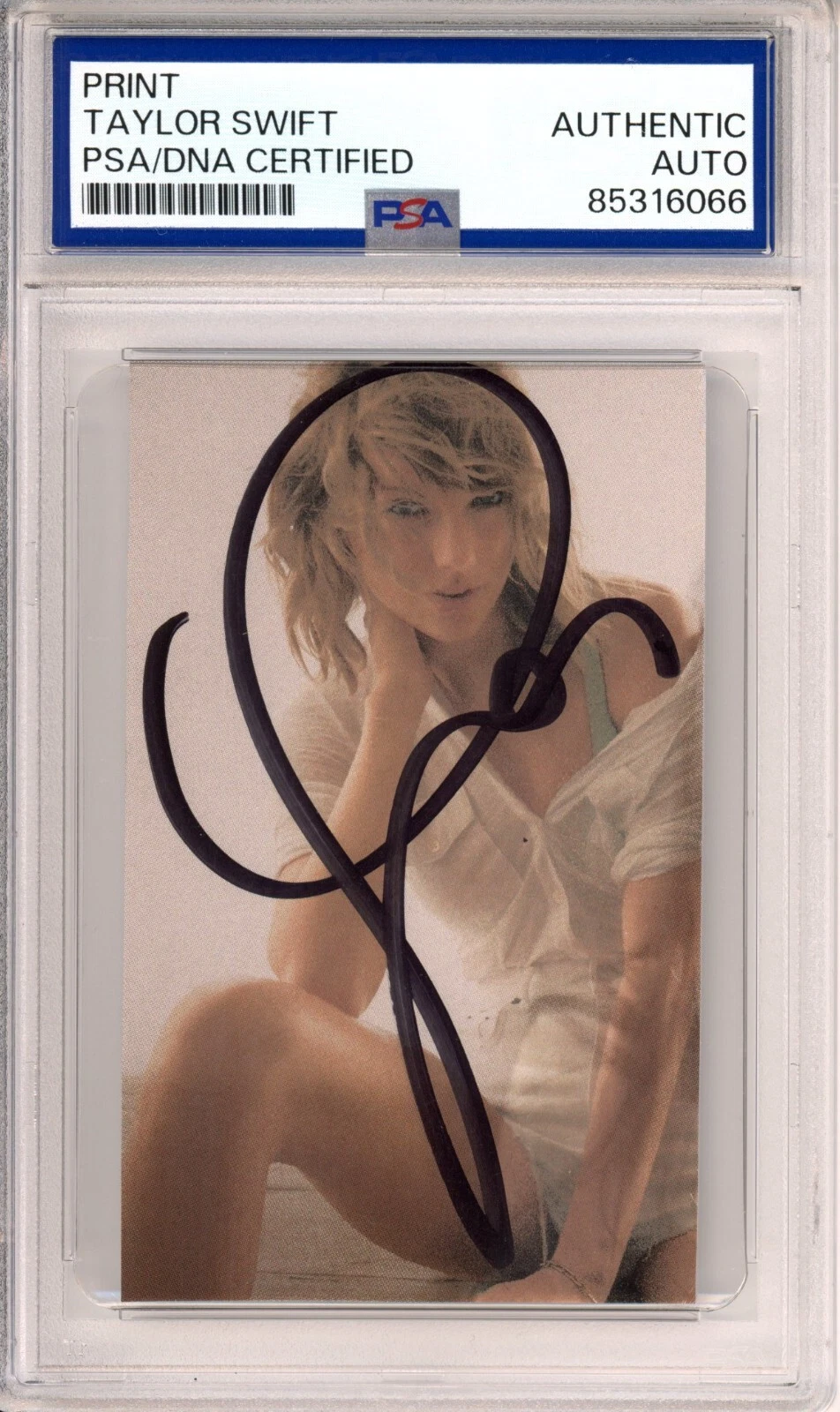 TAYLOR SWIFT Signed HOT GQ Magazine Picture Autographed Print Cut PSA DNA COA