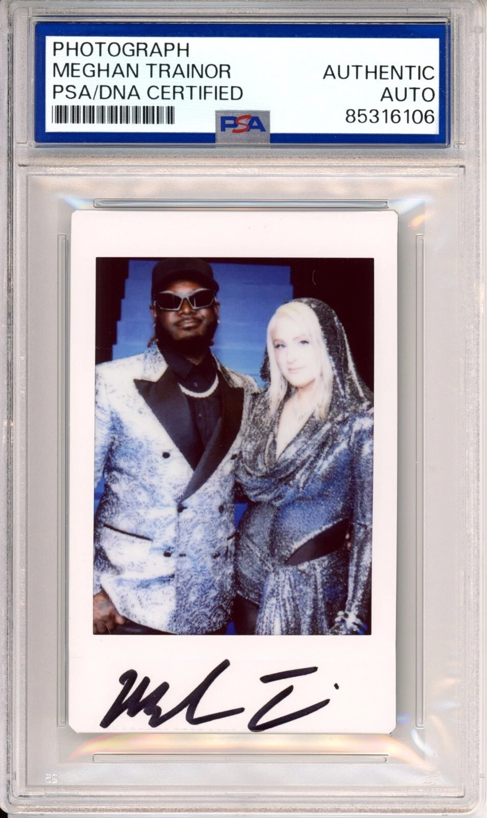 Meghan Trainor SIGNED ONE OF A KIND Unique Polariod PSA DNA COA AUTOGRAPHED 1/1