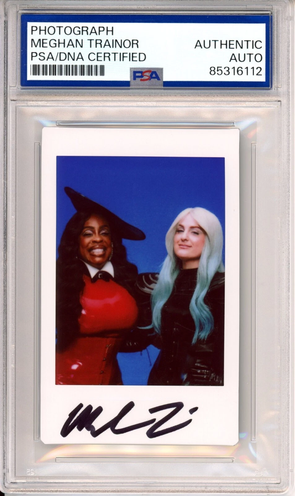 Meghan Trainor SIGNED ONE OF A KIND Unique Polariod PSA DNA COA Autograph TVHost