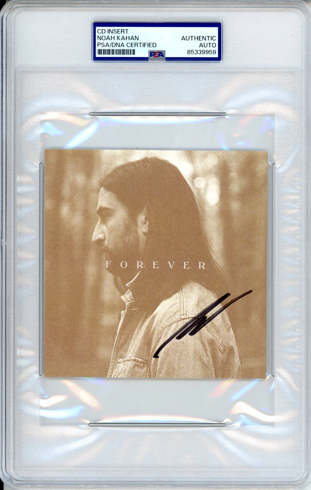 SIGNED Noah Kahan Picture Stick Season Album Cover Card PSA DNA COA Certified