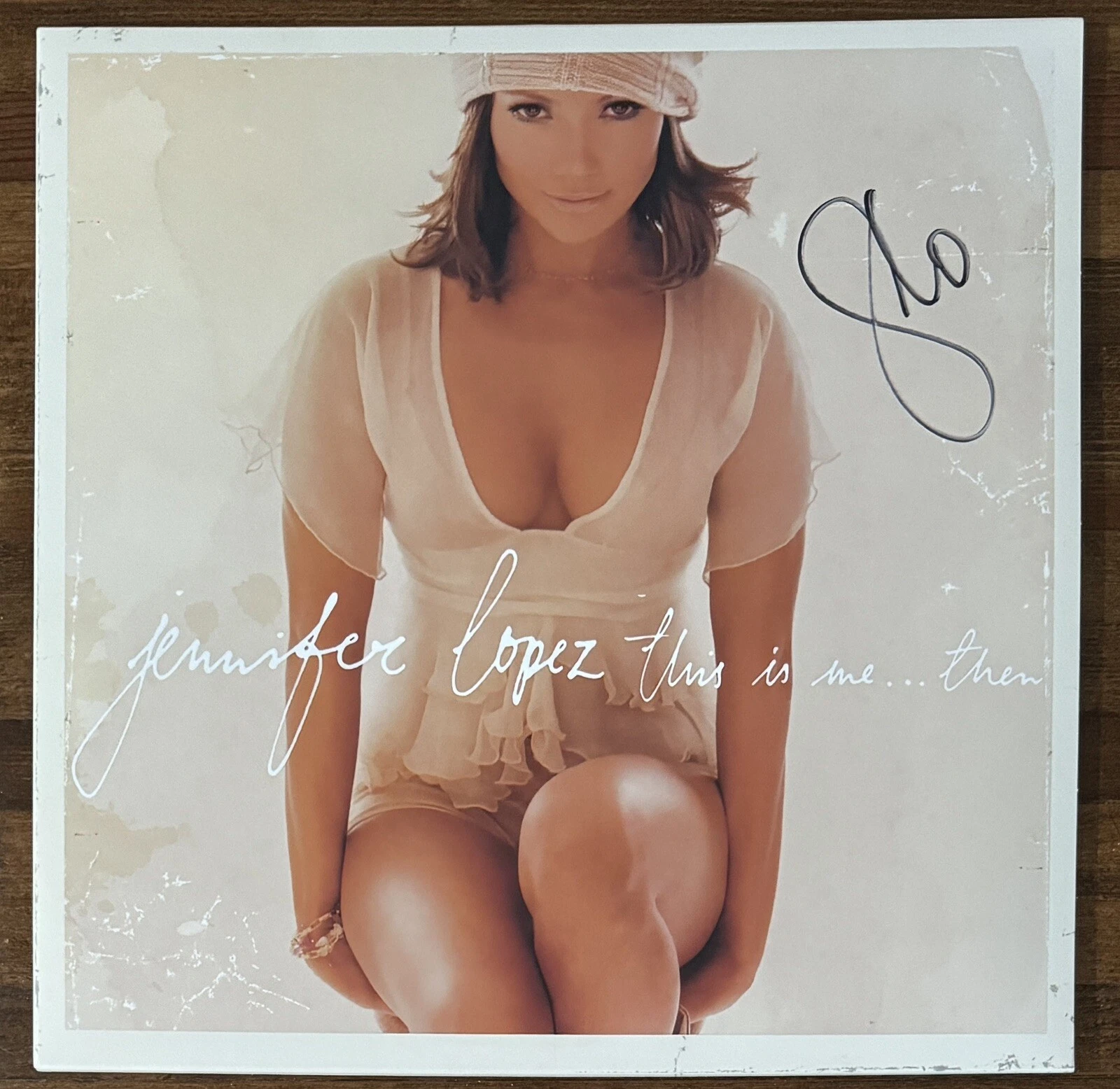 SIGNED Jennifer Lopez This Is Me Then Vinyl LP Autographed BAS Beckett Certified