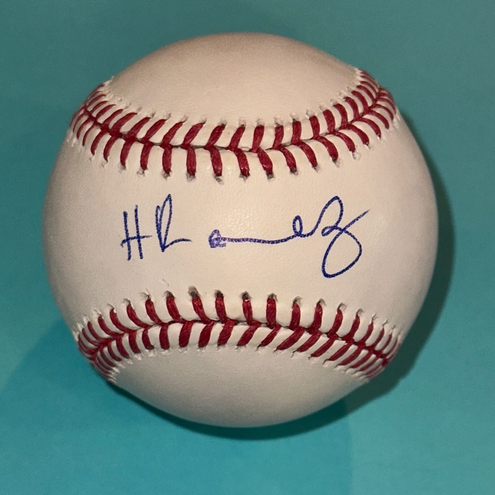 HAROLD RAMIREZ (Tampa Bay Rays) Signed Official MLB Baseball Beckett (BAS)