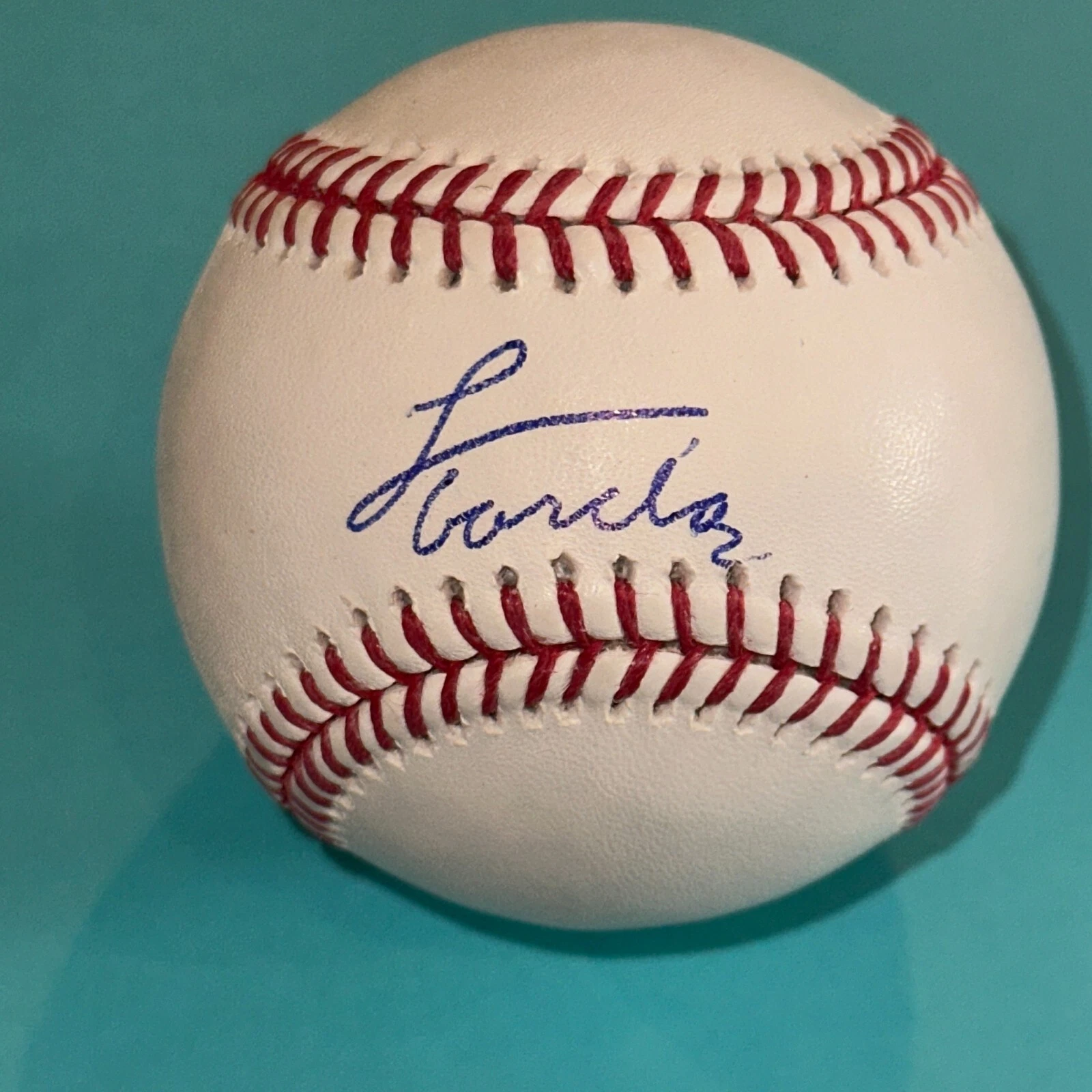 LUIS GARCIA (Nationals) Signed Official MLB Baseball Beckett (BAS)