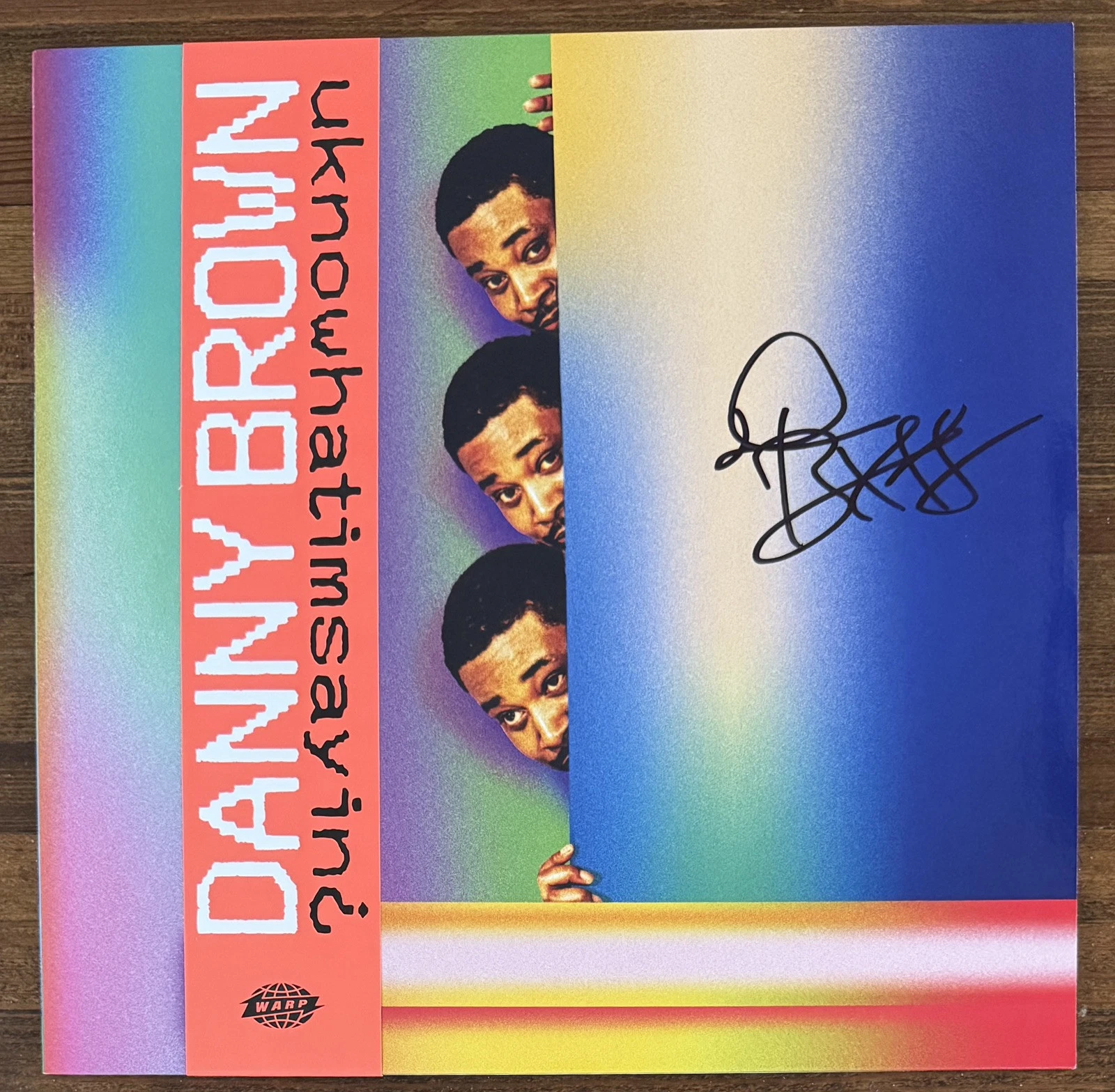 SIGNED Danny Brown ‎uknowhatimsayin¿ Autographed VINYL LP Cover BAS Beckett COA