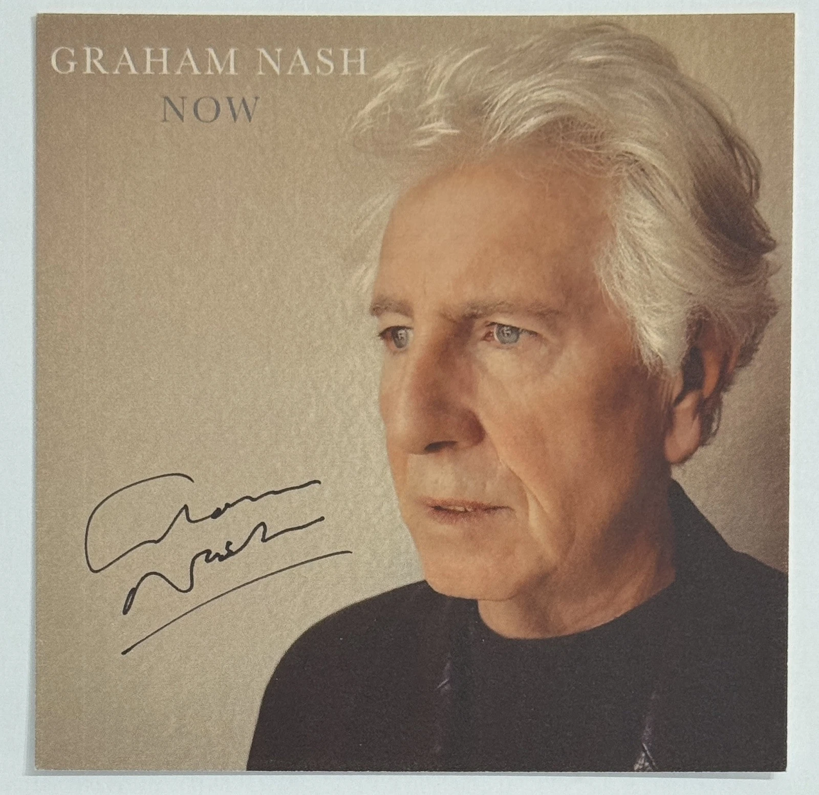 Graham Nash Crosby Stills NOW CD & AUTOGRAPHED SIGNED ALBUM ART CARD PSA DNA COA