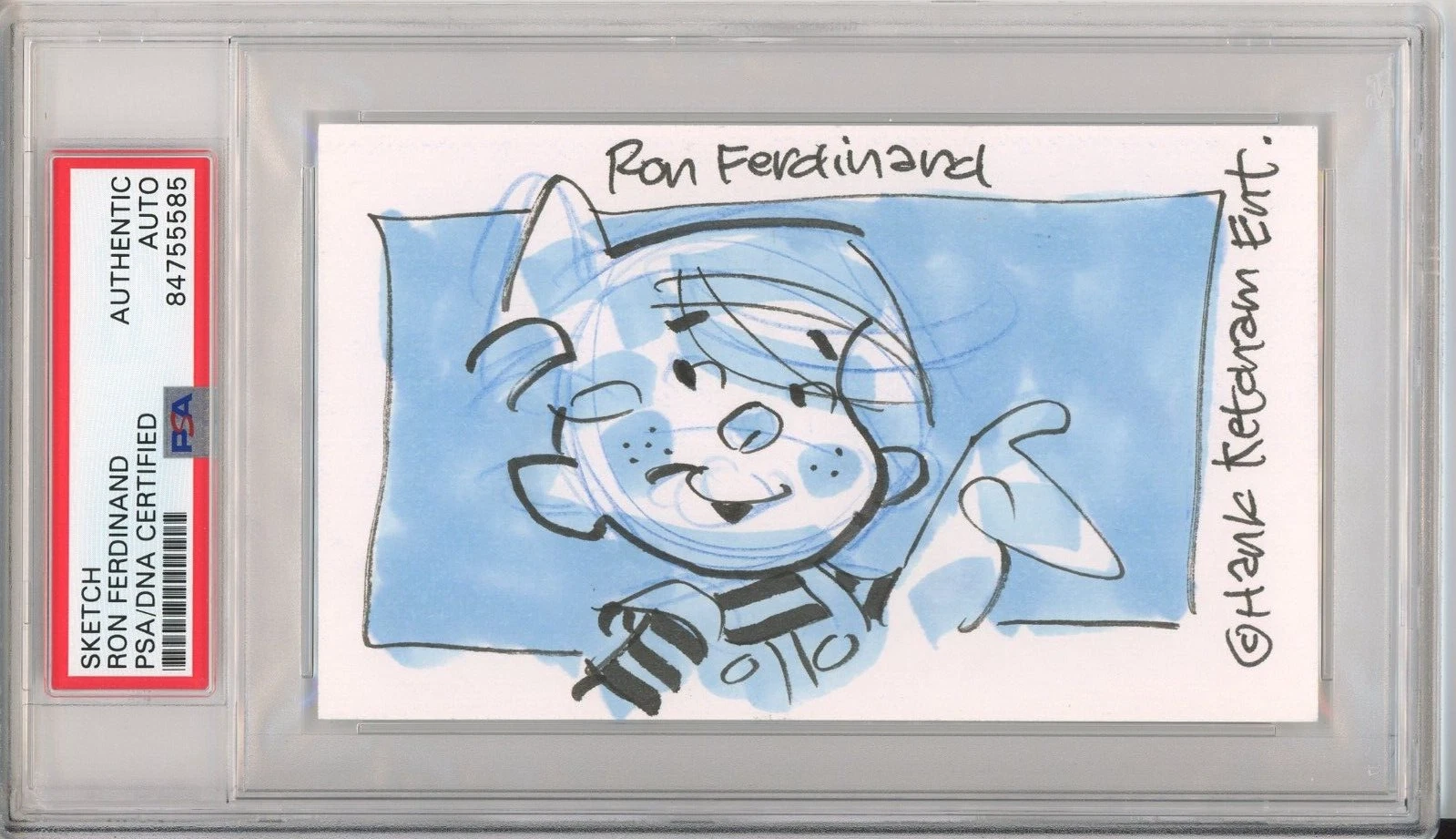 DENNIS THE MENACE 1/1 DRAWING SKETCH SIGNED & DRAWN BY RON FERDINAND PSA DNA COLLECTIBLE MEMORABILIA