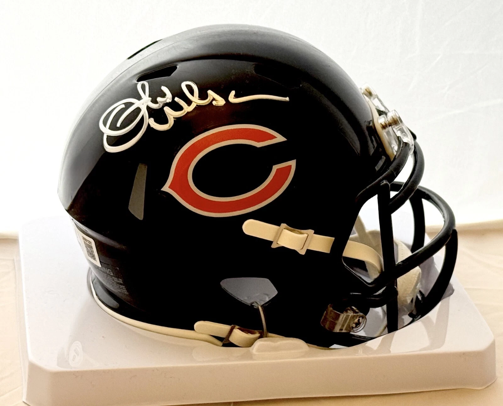 Otis Wilson signed Chicago Bears mini helmet autographed Beckett Witnessed