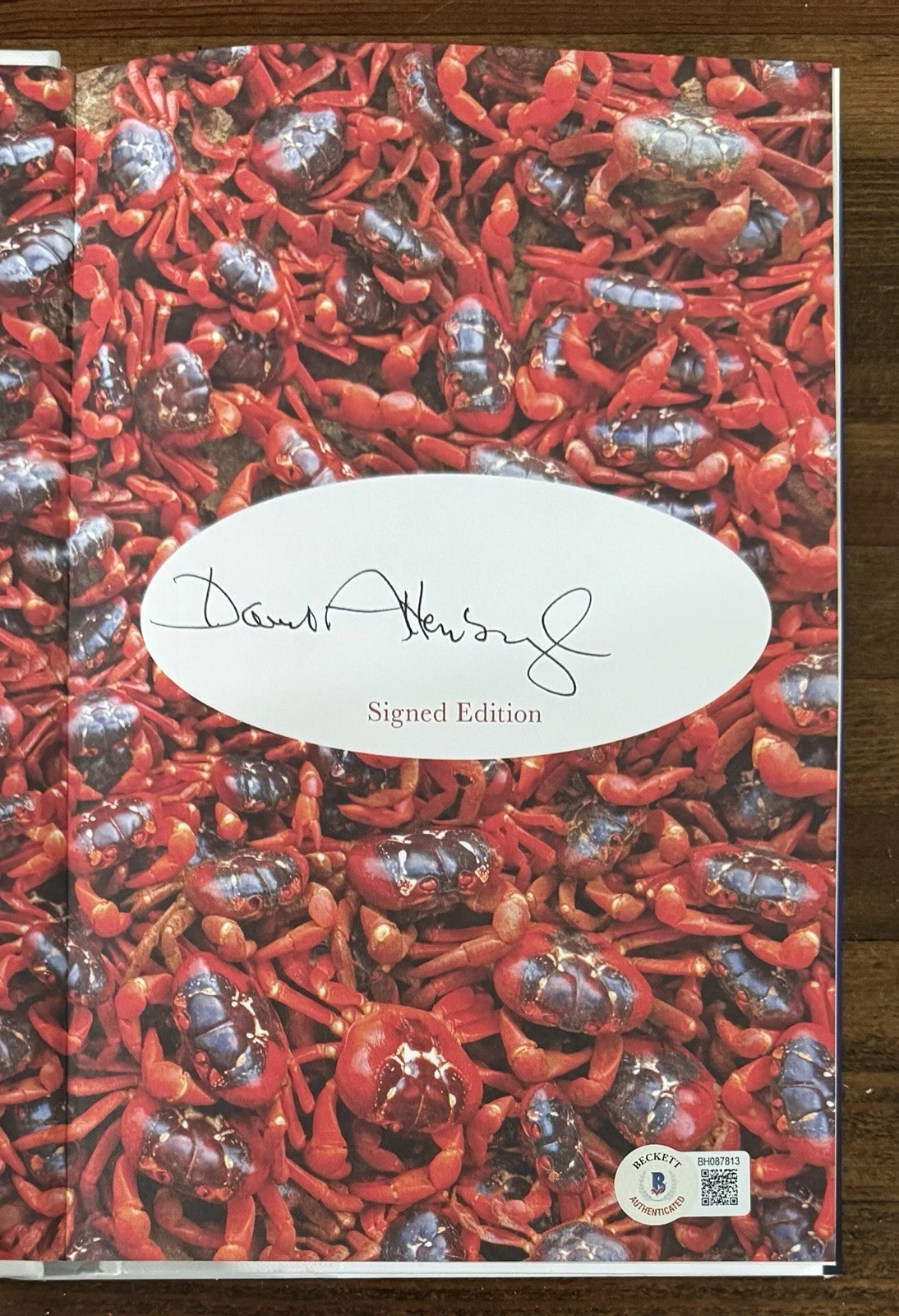 SIGNED 1st Book David Attenborough The Trials Of Life BAS Beckett COA Autograph