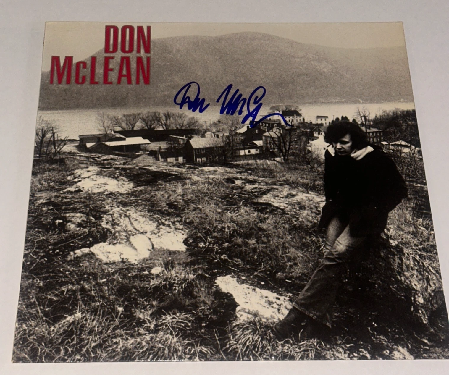 DON McLEAN Signed Don McLean LP ALBUM COVER Beckett Auth (BAS)