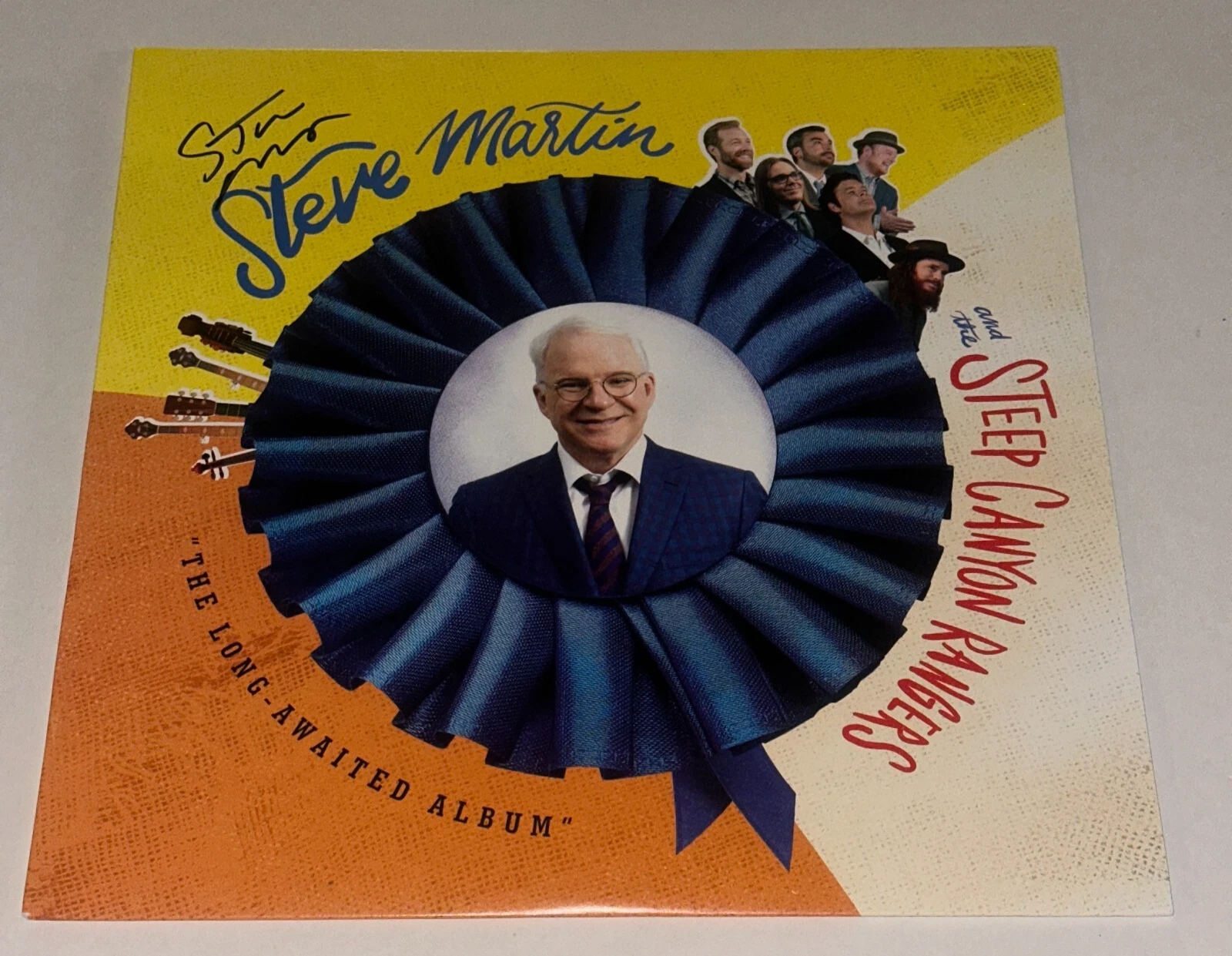 STEVE MARTIN Signed Long-Awaited Album LP ALBUM COVER Beckett Auth (BAS)
