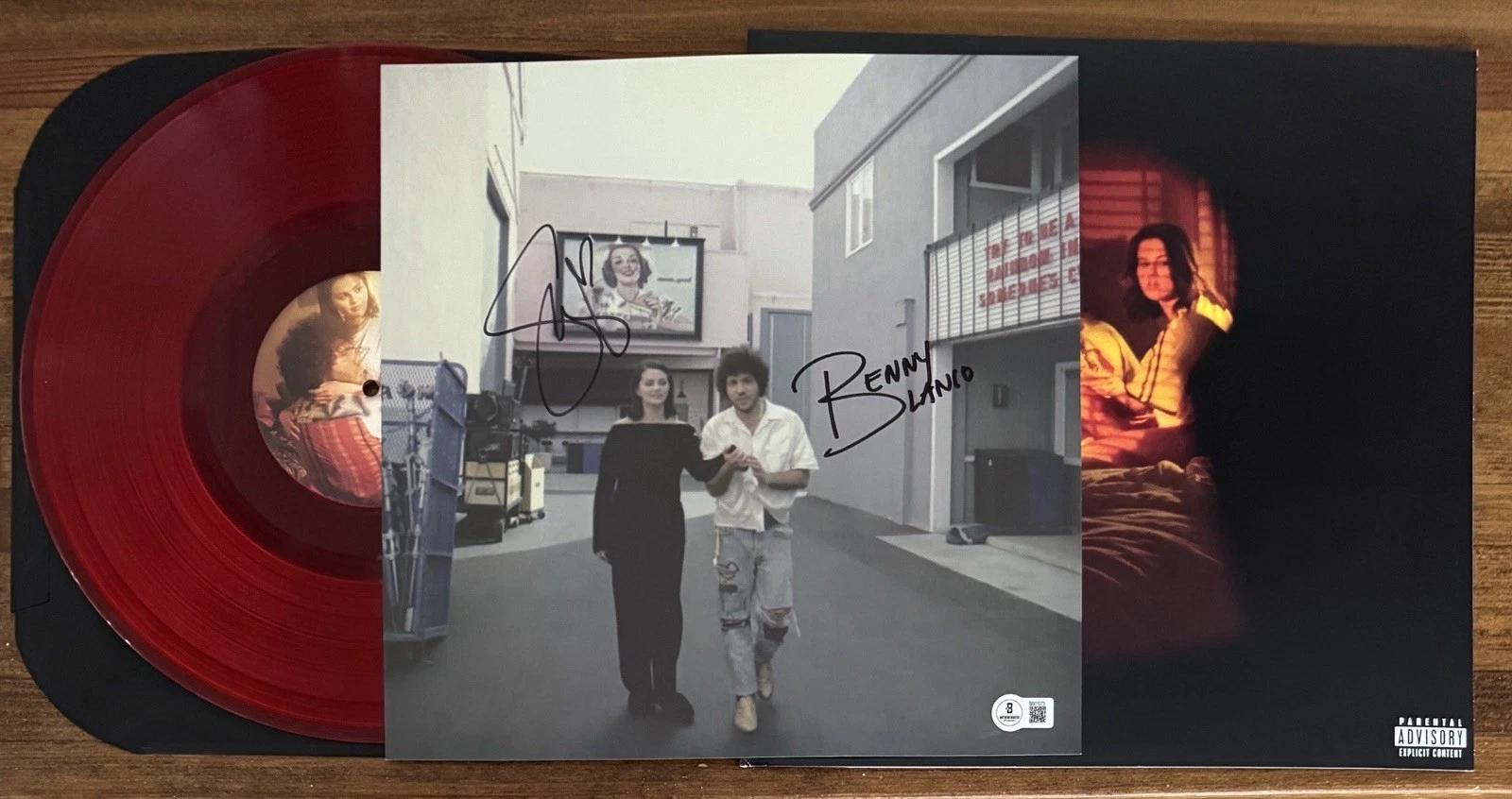 SIGNED Selena Gomez & Benny Blanco I Said I Love Card & Vinyl BAS Beckett COA