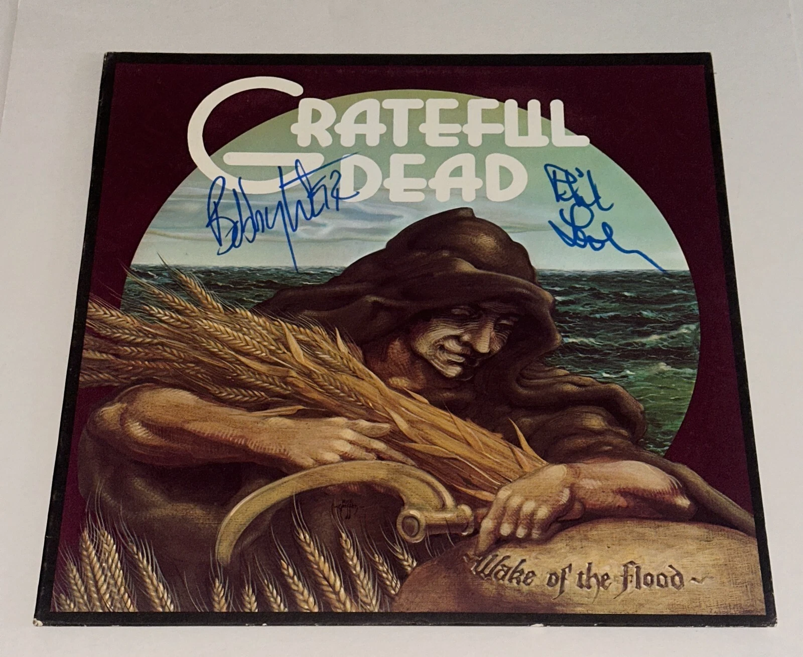BOB WEIR & PHIL LESH Signed Grateful Dead LP ALBUM COVER Beckett (BAS) LOA