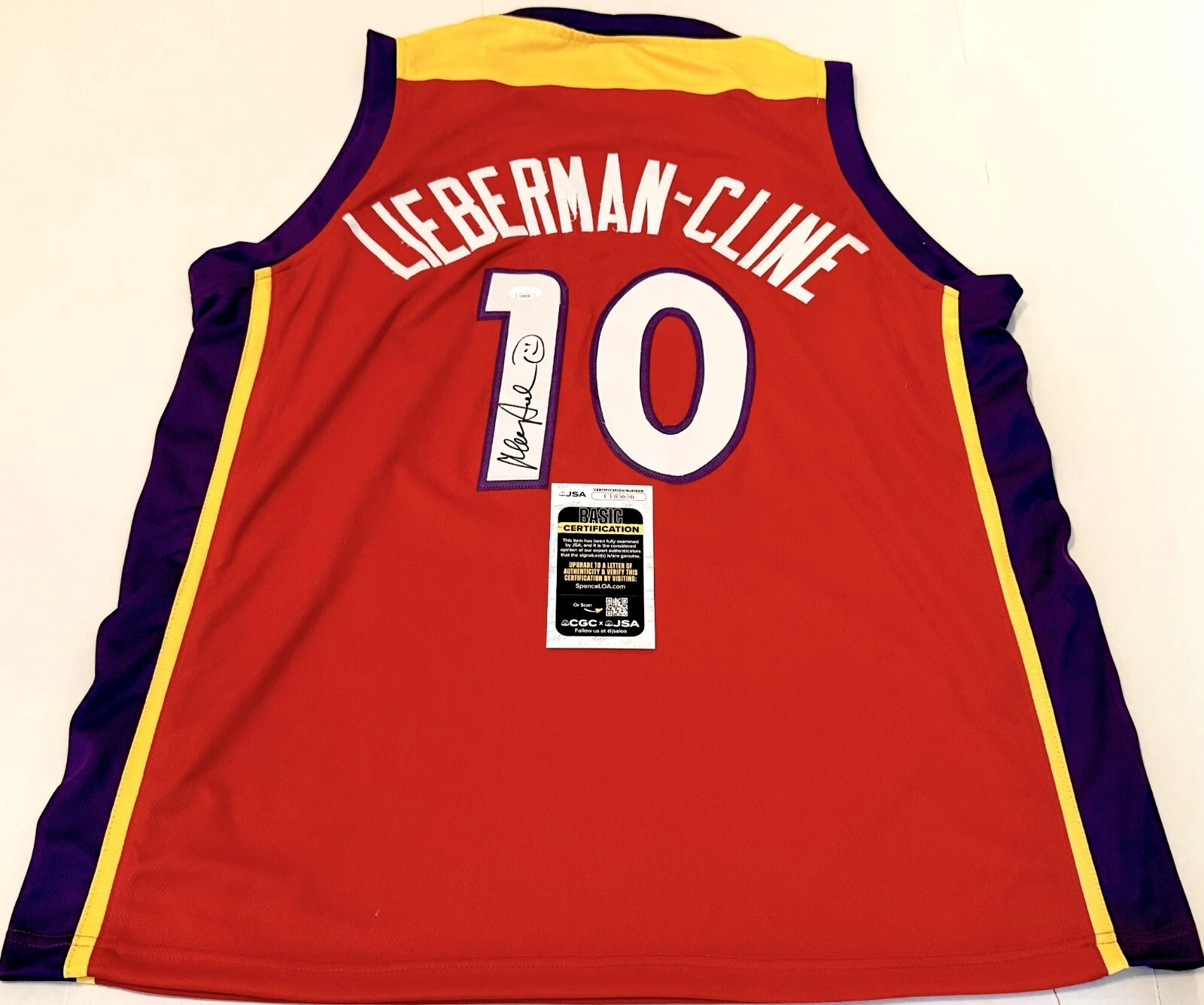 Nancy Lieberman Phoenix Mercury signed Custom jersey autographed JSA
