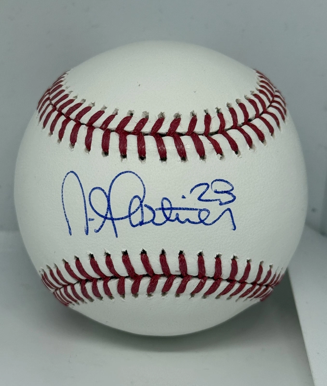 Nick Martinez Cincinnati Reds signed Official MLB Baseball Ball Beckett Witness