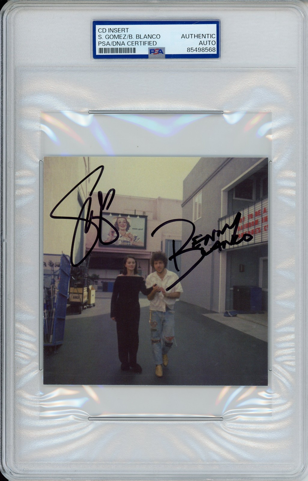 SIGNED Selena Gomez & Benny Blanco I Said Love You CD Art Album Card PSA DNA COA