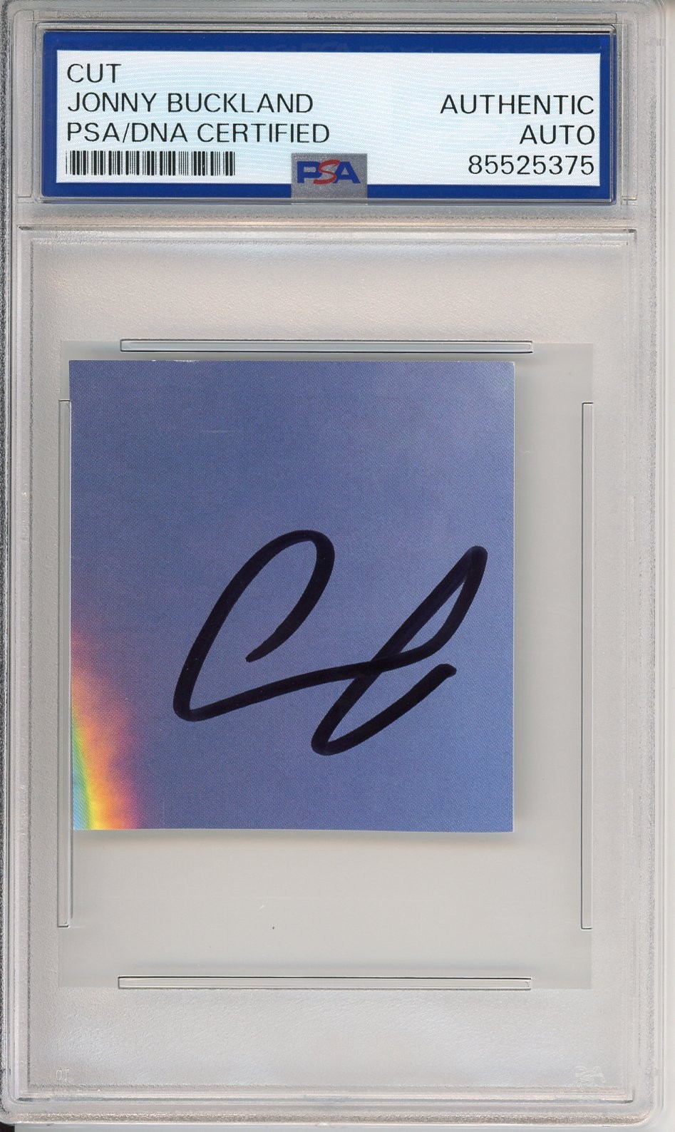 Jonny Buckland Coldplay SIGNED Cut Signature PSA DNA COA Certified Autographed