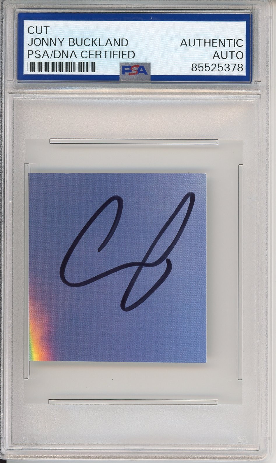 Jonny Buckland Coldplay SIGNED Cut Signature PSA DNA COA Certified Autograph