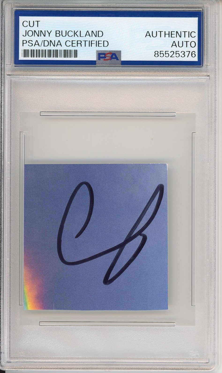 Jonny Buckland Coldplay SIGNED Cut Signature PSA DNA COA Authentic Autograph