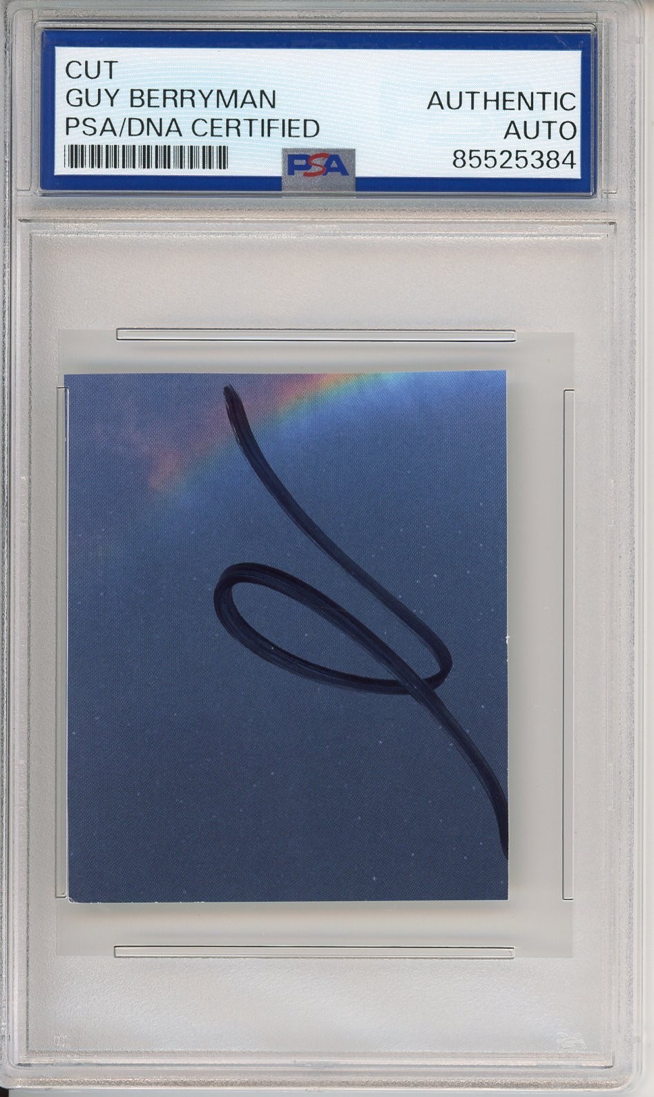 Guy Berryman Coldplay Band SIGNED Cut Signature PSA DNA COA Certified Autograph