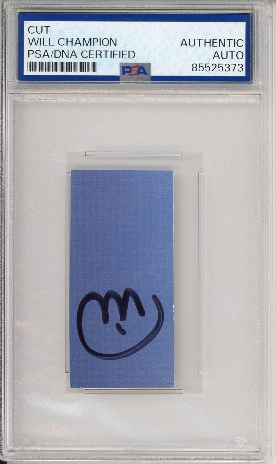 Will Champion Coldplay SIGNED Cut Signature PSA DNA COA Certified Autographed