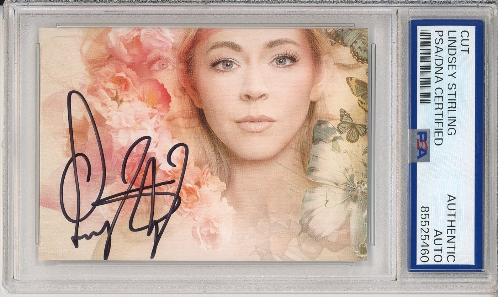 Lindsey Stirling SIGNED Duality Album Cover Art Card CD PSA DNA COA Autographed