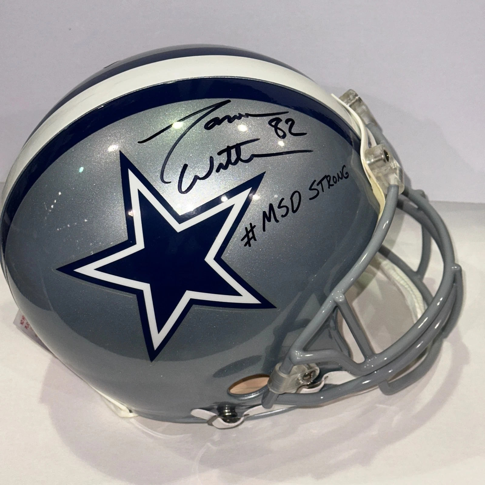JASON WITTEN Signed Full-Size Dallas COWBOYS Proline Helmet JSA & Insc