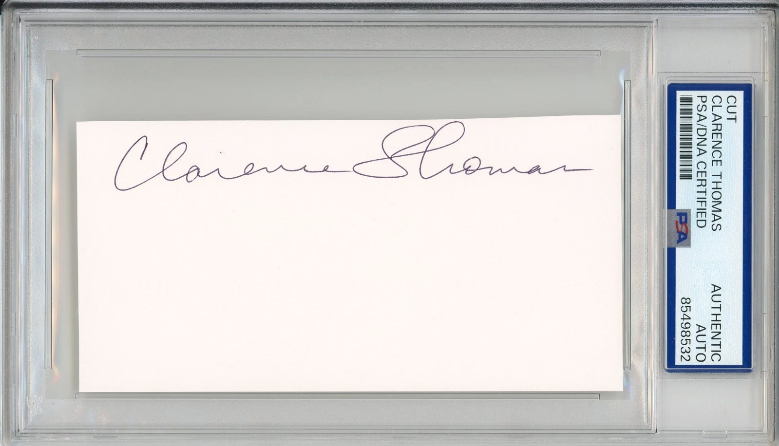 SUPREME COURT JUSTICE CLARENCE THOMAS AUTOGRAPH CUT SIGNATURE PSA DNA COA TRUMP