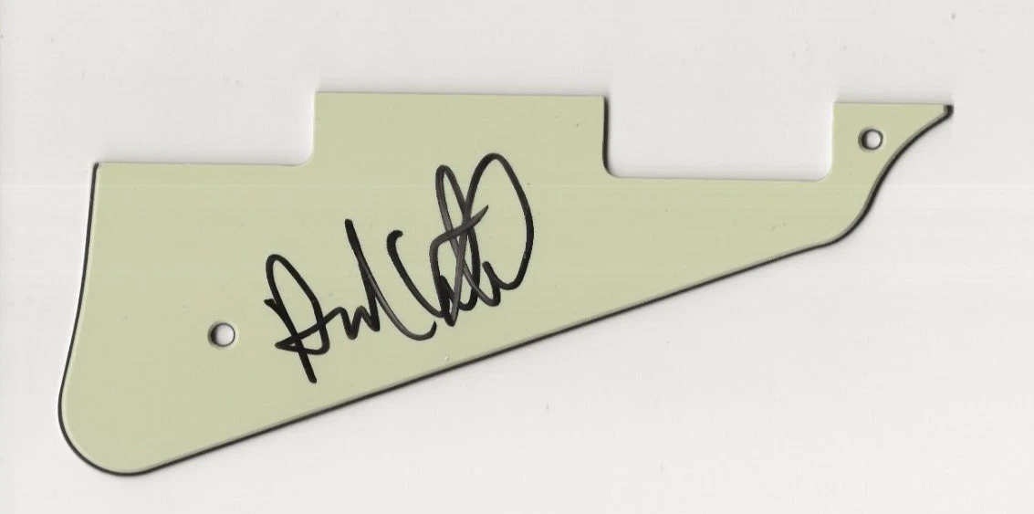 Brad Whitford of Aerosmith REAL hand SIGNED Guitar Pickguard COA Autographed