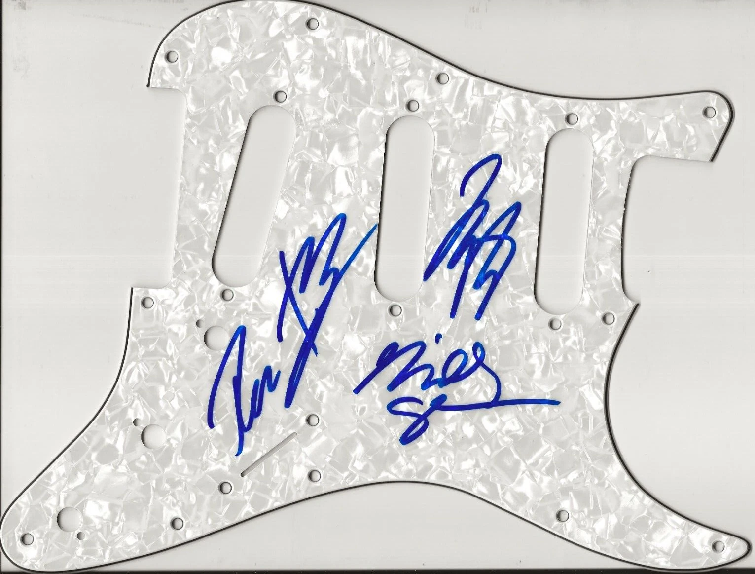 The Winery Dogs SIGNED Guitar Pickguard COA Autographed Portnoy Sheehan Kotzen