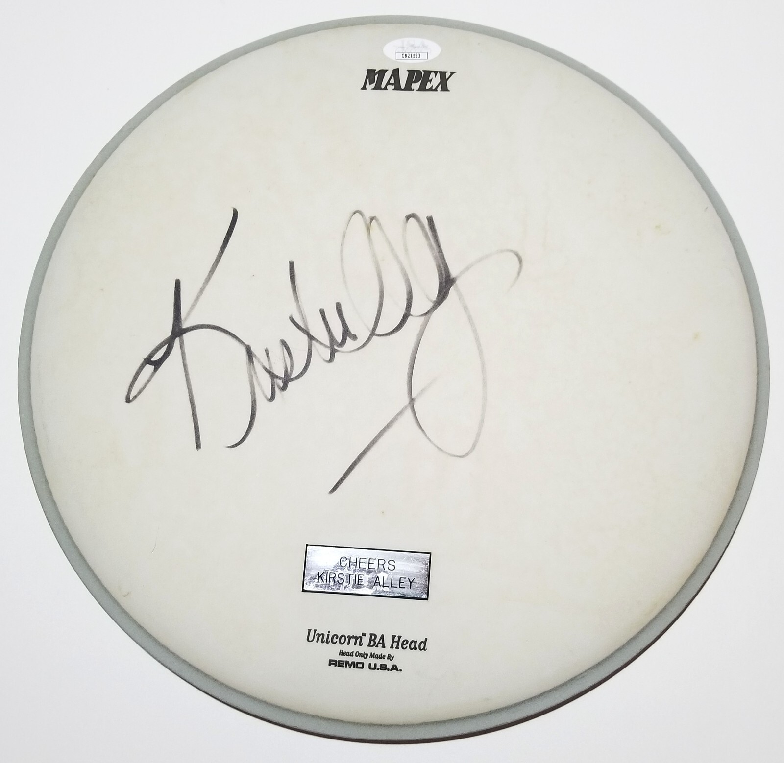 Kirstie Alley REAL hand SIGNED 12