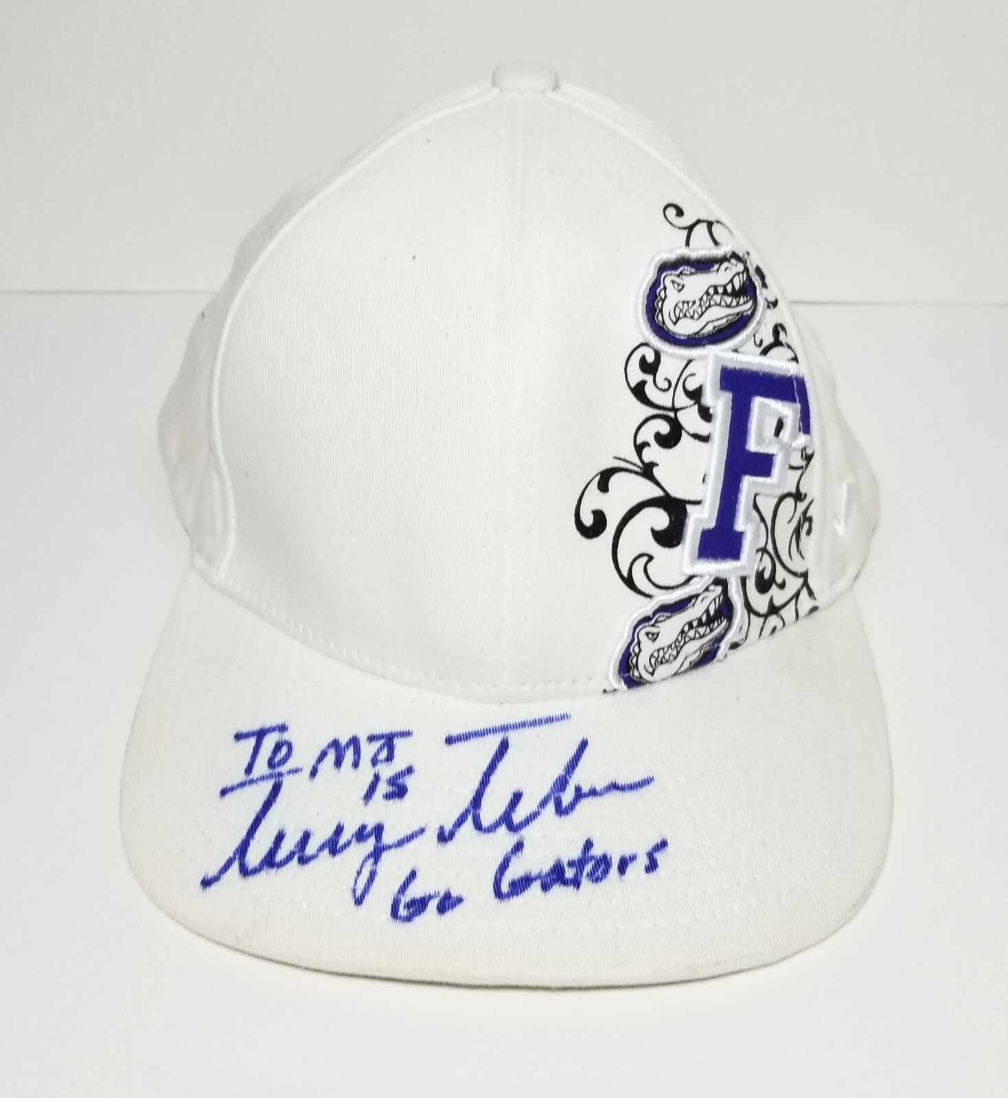 Tim Tebow REAL hand SIGNED Florida Gators Hat JSA COA Autographed NCAA Football