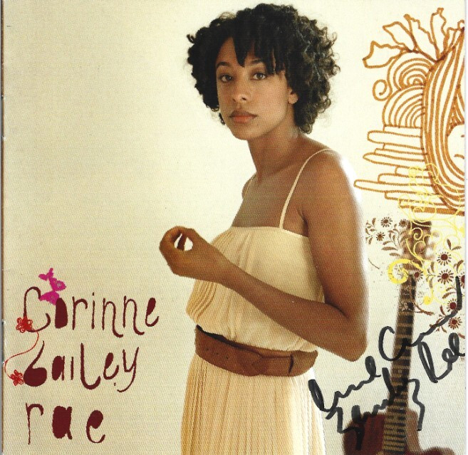 Corrine Bailey Rae REAL hand SIGNED Self-Titled CD Cover COA Autographed