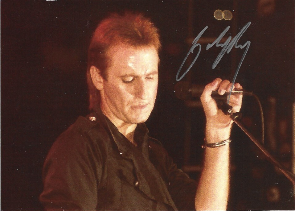 Colin Hay of Men At Work  REAL 2x SIGNED Promo Greeting Card JSA COA Autographed